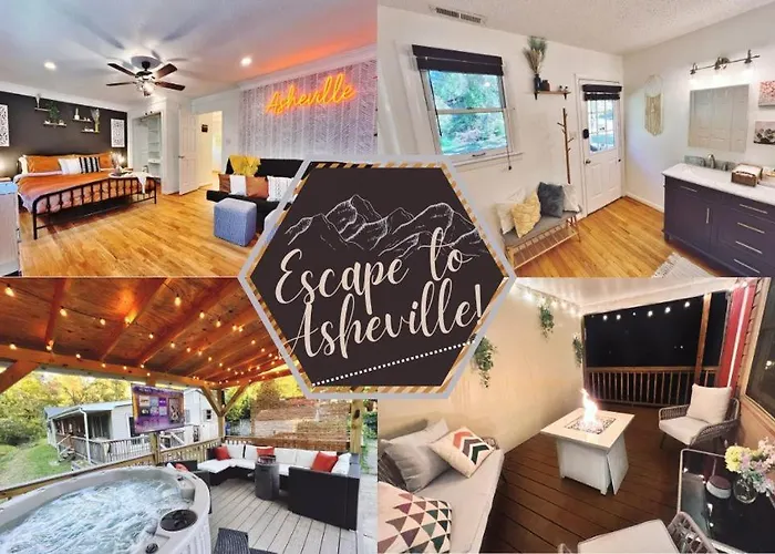 1 Bedroom 5 Min Downtown Asheville W/Hot Tub & Pool!